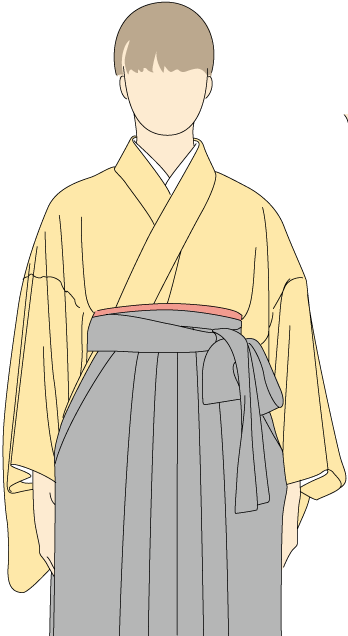 女袴の着付け