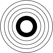 霞の的